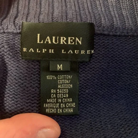 Blue Ralph Lauren Zip-up - Picture 6 of 6